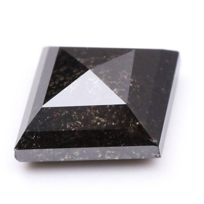 Natural Salt and Pepper Kite Cut Diamond