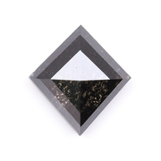 Natural Salt and Pepper Kite Cut Diamond