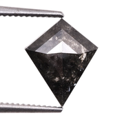 Natural Salt and Pepper Loose Kite Cut Diamond