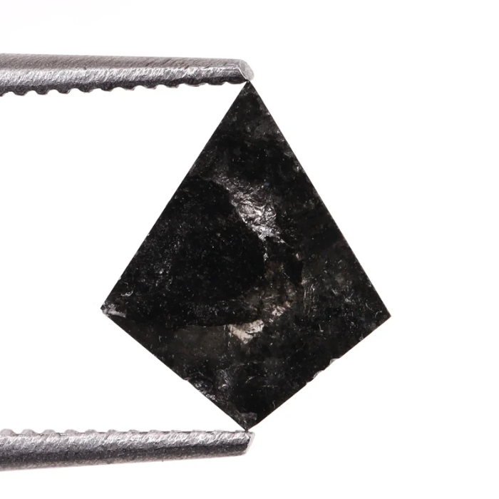 Natural Salt and Pepper Loose Kite Cut Diamond