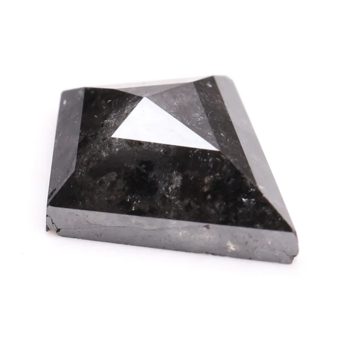 Natural Salt and Pepper Loose Kite Cut Diamond