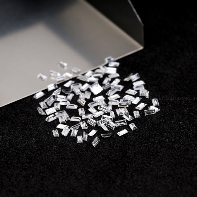 1 CT Lab Grown Baguette Cut Diamond