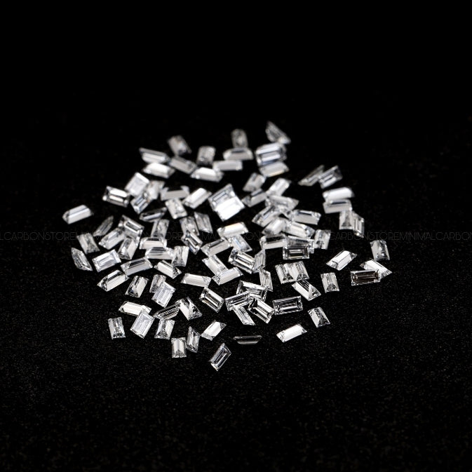 1 CT Lab Grown Baguette Cut Diamond