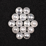 Natural White Loose Round Rose Cut Earth Mined Diamond