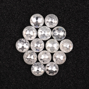Natural White Loose Round Rose Cut Earth Mined Diamond