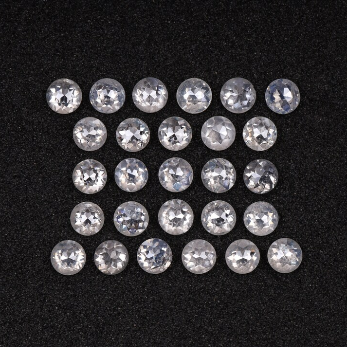 Natural White Loose Round Rose Cut Earth Mined Diamond - Minimal Carbon