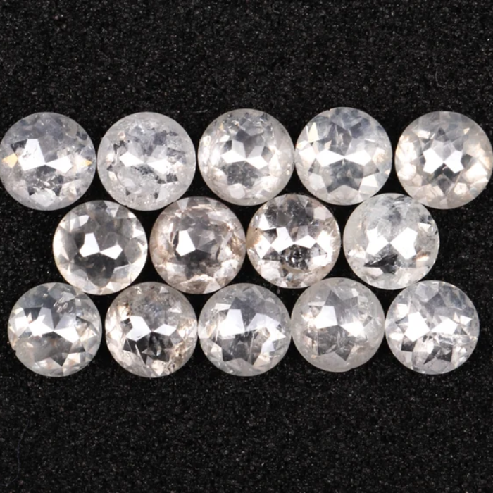 Natural White Loose Round Rose Cut Earth Mined Diamond - Minimal Carbon