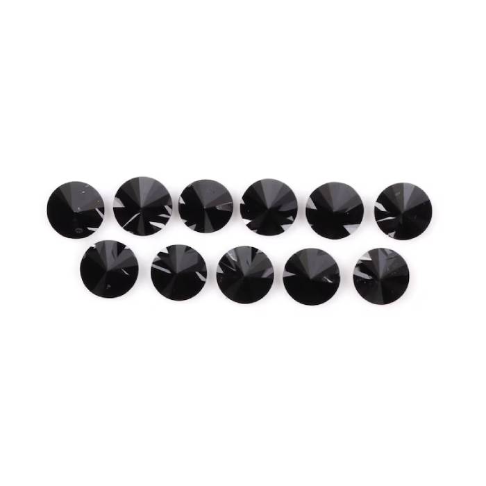 1 CT, 2.1 To 3.2 MM Enhanced Black Diamond Round Brilliant Cut Diamond