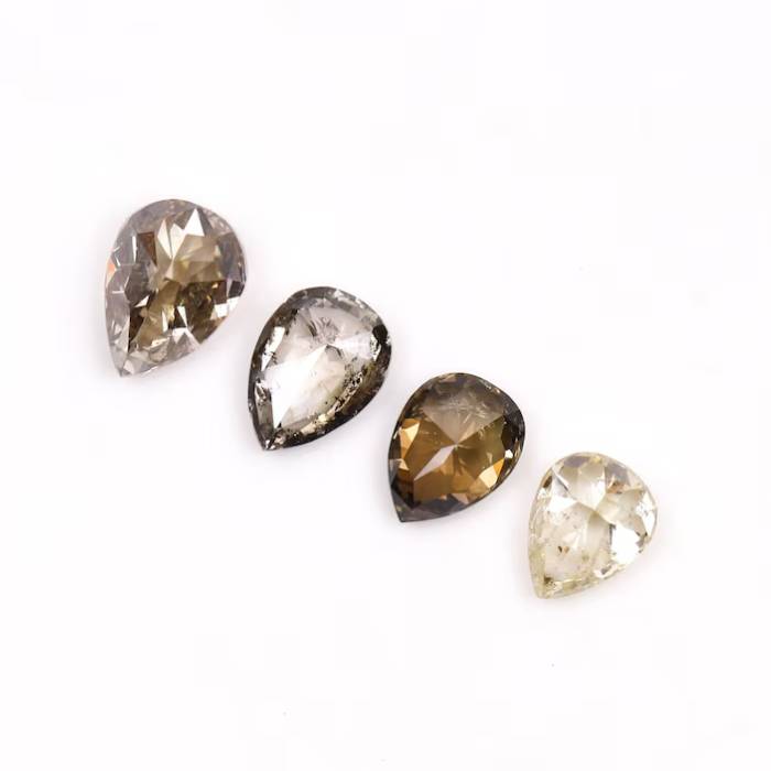 0.65 CT Natural Fancy Pear Cut Loose Earth Mined Diamond For Engagement Ring