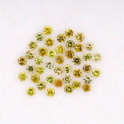 Natural fancy colored Round brilliant Cut Diamond