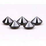 0.15 CT, 2.0 MM Natural Black Round Brilliant Cut Diamond Natural Loose Diamond For Engagement Ring