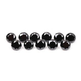 1 CT, 2.1 To 3.2 MM Enhanced Black Diamond Round Brilliant Cut Diamond