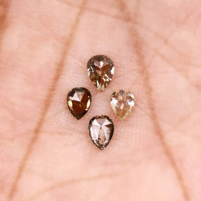 0.65 CT Natural Fancy Pear Cut Loose Earth Mined Diamond For Engagement Ring