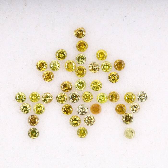 0.73 CT Fancy Color Round Brilliant Cut Natural Loose Diamond for Engagement Ring