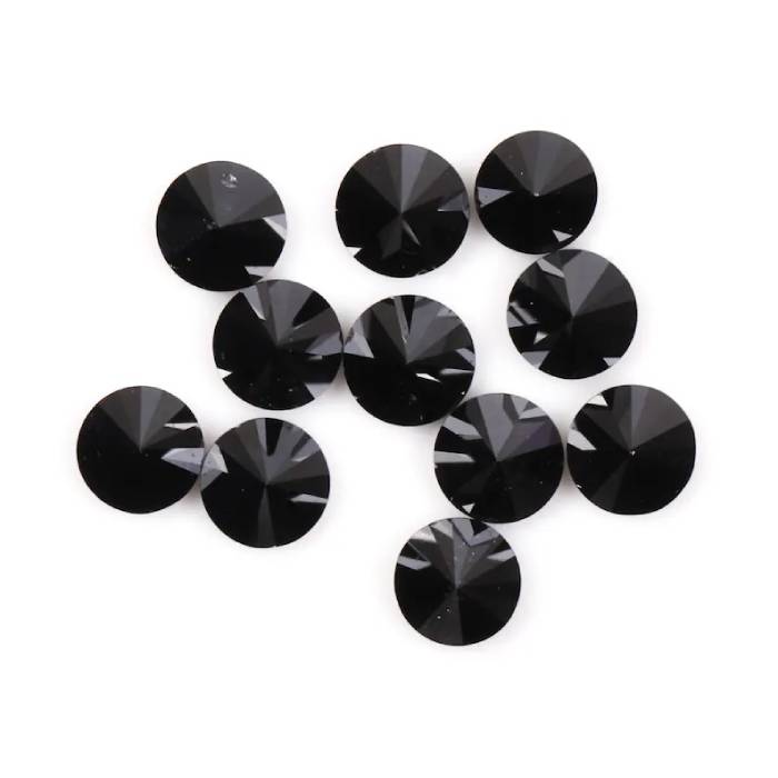 1 CT, 2.1 To 3.2 MM Enhanced Black Diamond Round Brilliant Cut Diamond