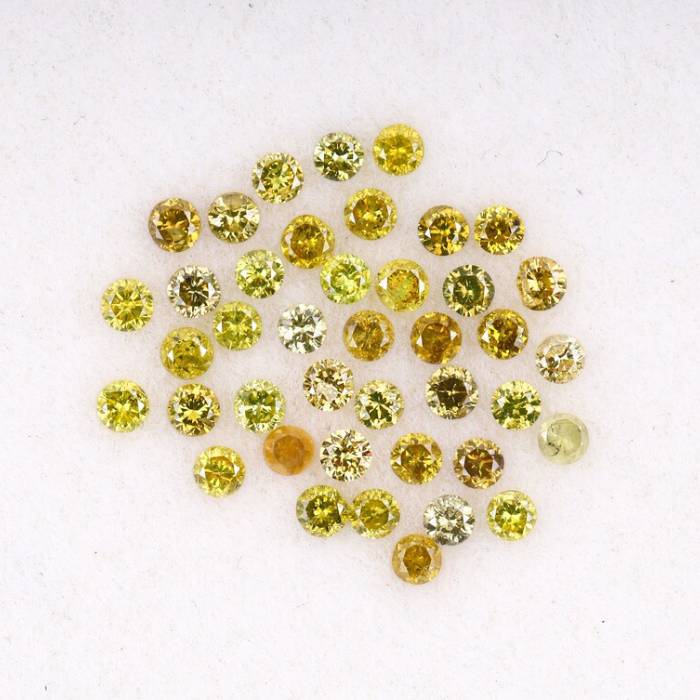 0.73 CT Fancy Color Round Brilliant Cut Natural Loose Diamond for Engagement Ring
