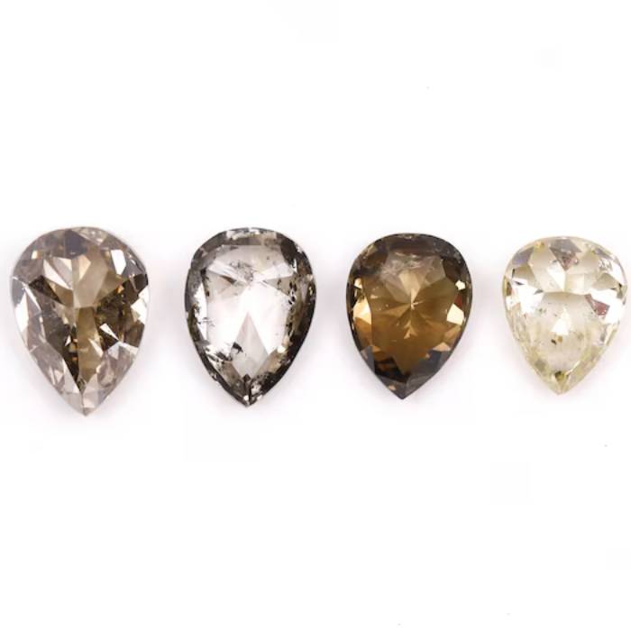 0.65 CT Natural Fancy Pear Cut Loose Earth Mined Diamond For Engagement Ring