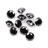 1 CT, 2.1 To 3.2 MM Enhanced Black Diamond Round Brilliant Cut Diamond