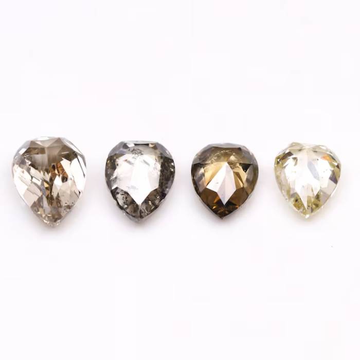 0.65 CT Natural Fancy Pear Cut Loose Earth Mined Diamond For Engagement Ring