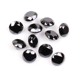 1 CT, 2.1 To 3.2 MM Enhanced Black Diamond Round Brilliant Cut Diamond