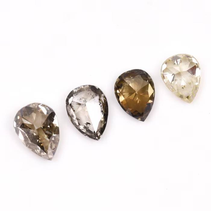 0.65 CT Natural Fancy Pear Cut Loose Earth Mined Diamond For Engagement Ring