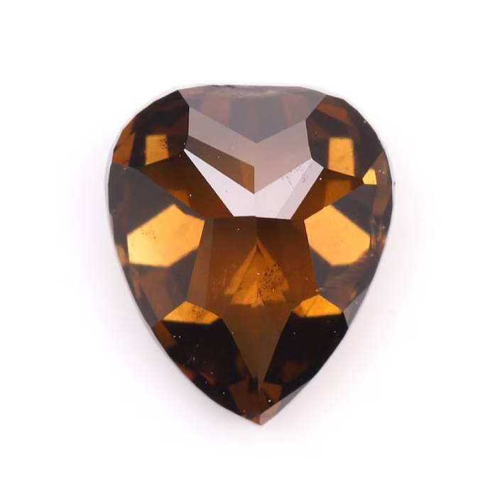 0.54 CT Natural Brown Pear Cut Loose Earth Mined Diamond For Engagement Ring & Wedding Ring