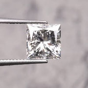 Princess Cut Salt And Pepper Diamond For Wedding Ring