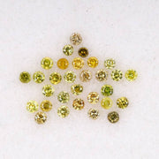 Natural fancy colored Round brilliant Cut Diamond