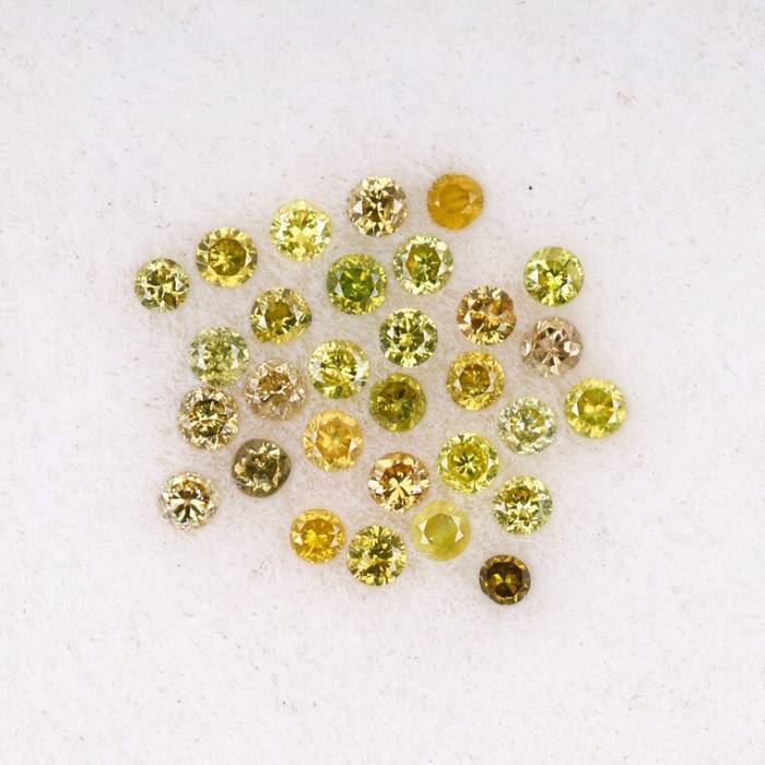 0.23 CT Fancy Round Brilliant Cut Natural Loose Diamond for Ring