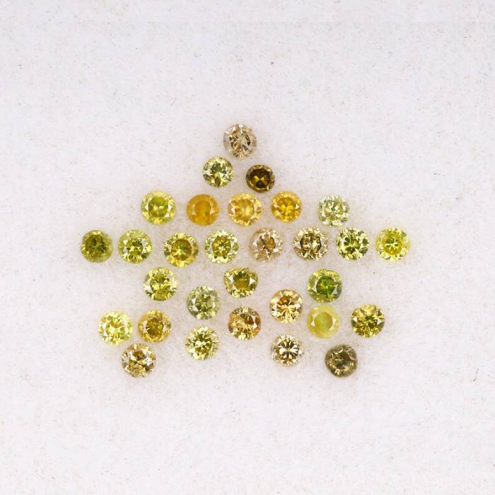 0.23 CT Fancy Round Brilliant Cut Natural Loose Diamond for Ring