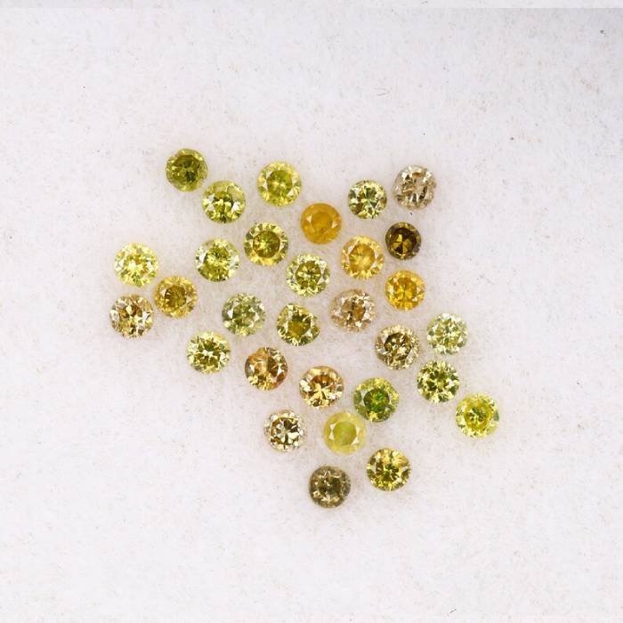0.23 CT Fancy Round Brilliant Cut Natural Loose Diamond for Ring