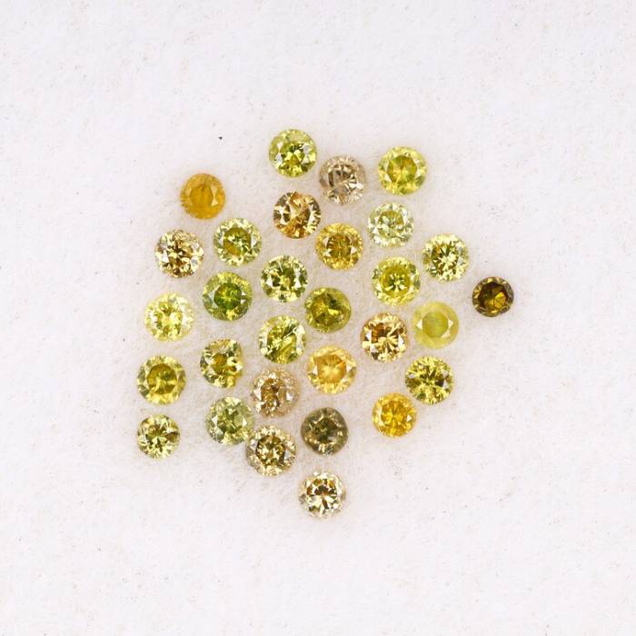 0.23 CT Fancy Round Brilliant Cut Natural Loose Diamond for Ring