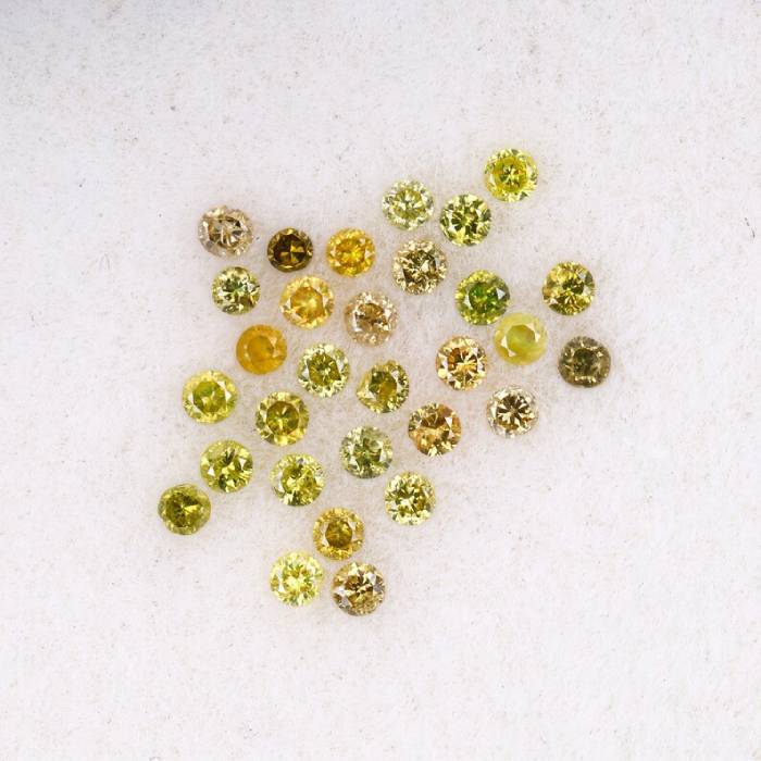 0.23 CT Fancy Round Brilliant Cut Natural Loose Diamond for Ring