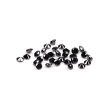0.34 CT, 1.3 MM Enhanced Black Color Round Brilliant Cut Natural Loose Diamond