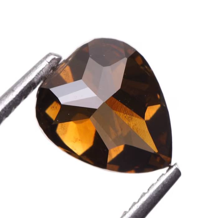 0.54 CT Natural Brown Pear Cut Loose Earth Mined Diamond For Engagement Ring & Wedding Ring
