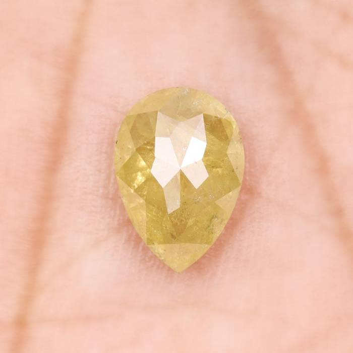 0.87 CT Natural Loose Pear Cut Diamond For Engagement Ring & Wedding Ring