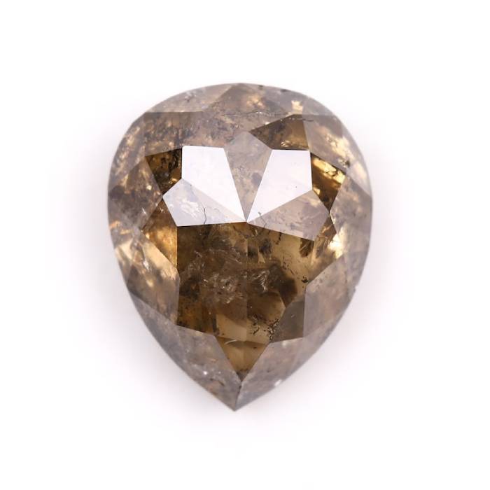 1.16 CT Natural Brown Pear Cut Diamond For Engagement Ring & Wedding Ring