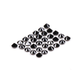 0.34 CT, 1.3 MM Enhanced Black Color Round Brilliant Cut Natural Loose Diamond