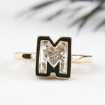 M alphabet ring