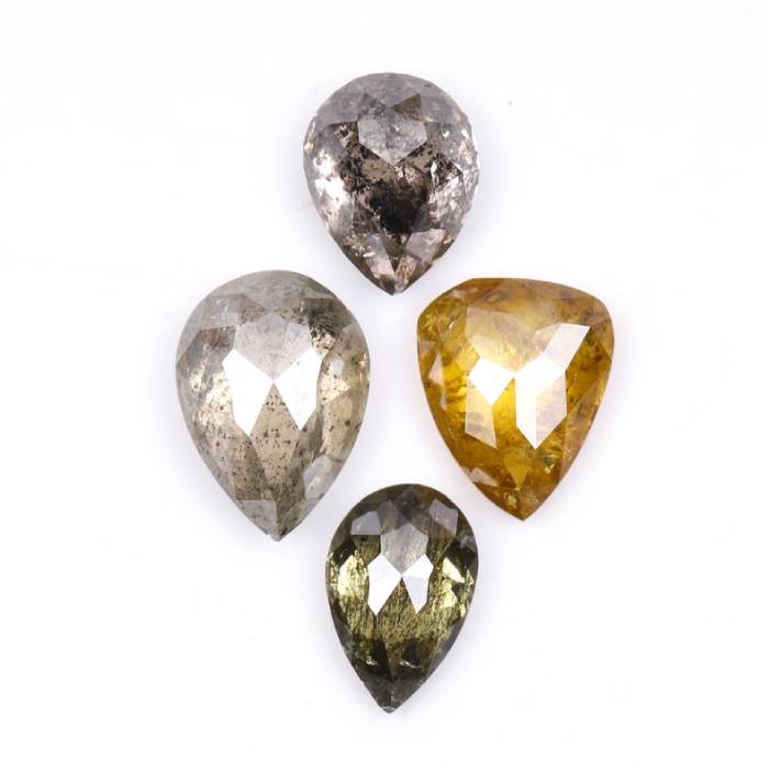 1.20 CT Natural Fancy Loose Earth Mined Pear Cut Diamonds