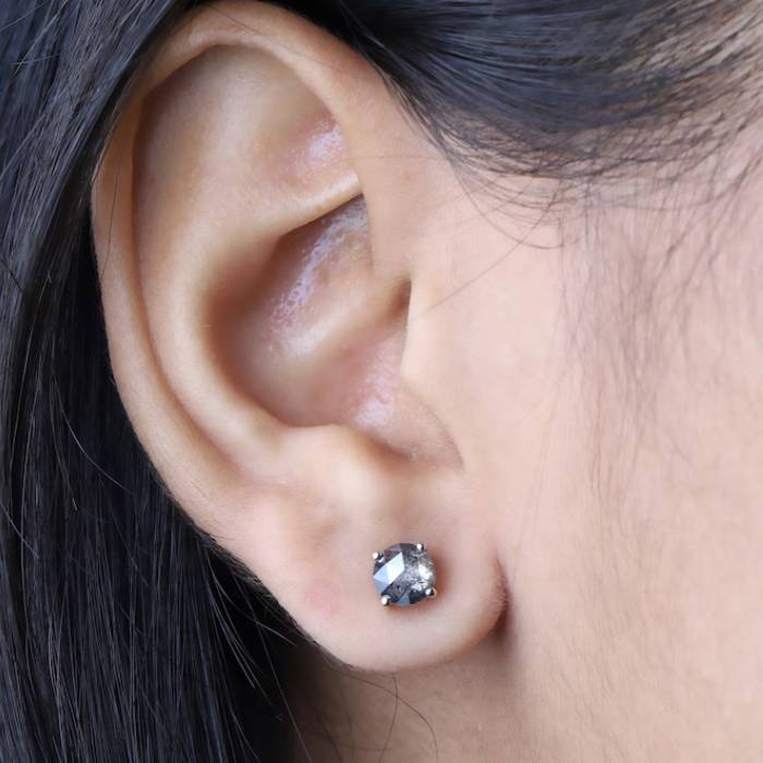 Dainty Round Earring Studs Pair For Women