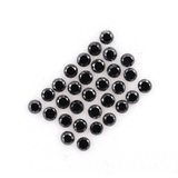0.34 CT, 1.3 MM Enhanced Black Color Round Brilliant Cut Natural Loose Diamond