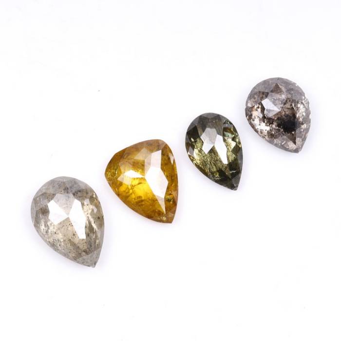 1.20 CT Natural Fancy Loose Earth Mined Pear Cut Diamonds