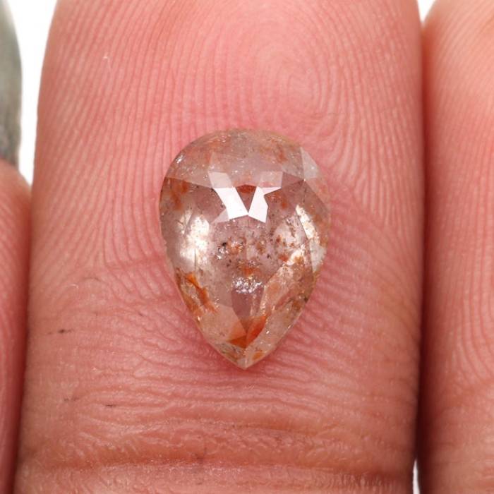 1.36 CT Natural Fancy Pear Cut Diamond for Engagement Ring
