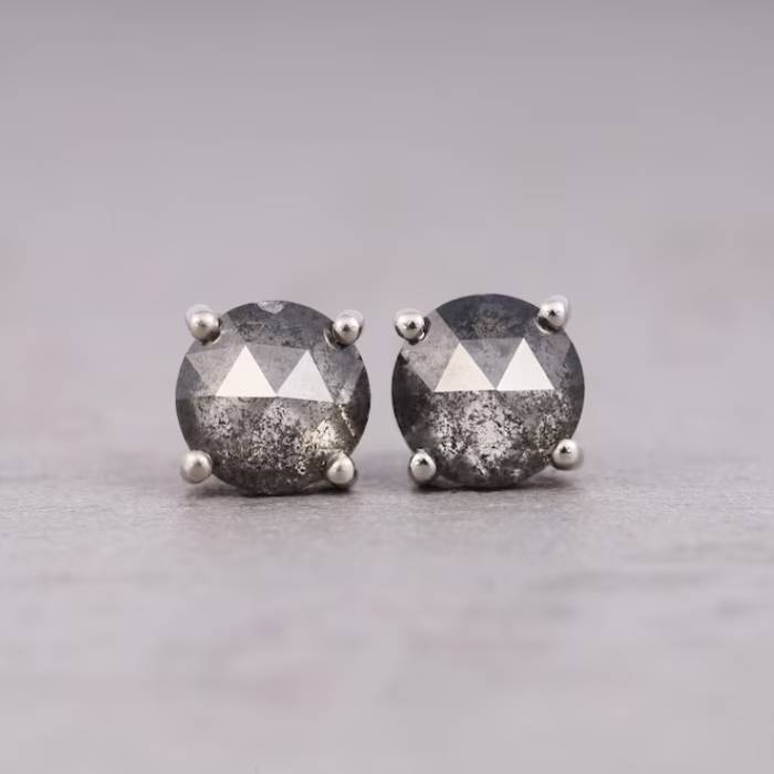 Dainty Round Earring Studs Pair For Women