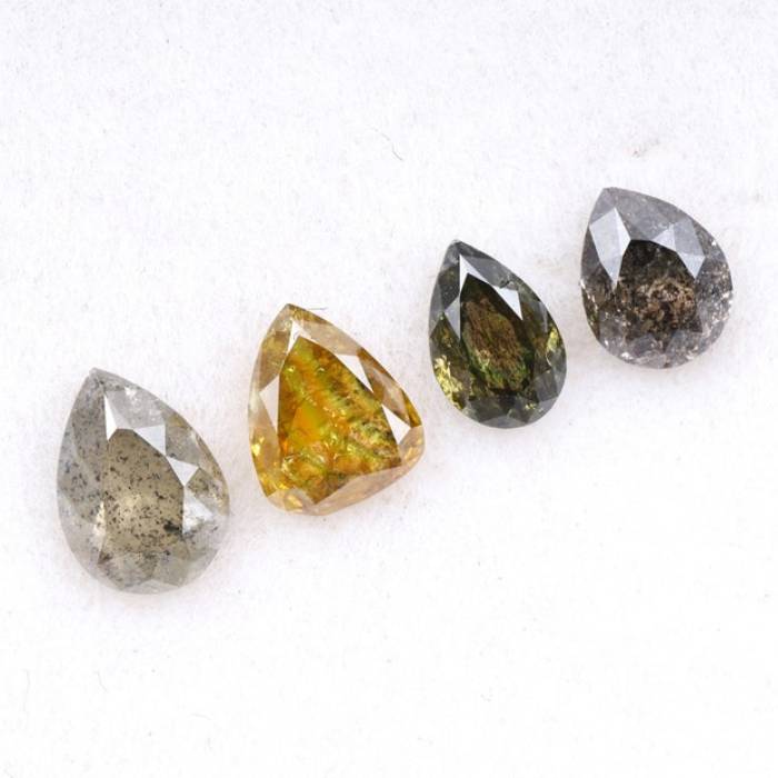 1.20 CT Natural Fancy Loose Earth Mined Pear Cut Diamonds