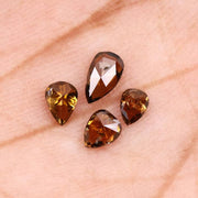 0.80 CT Natural Brown Pear Cut Diamond For Wedding Ring