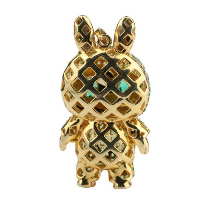 Labubu Pendant Green Diamond