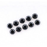 0.38 CT, 2.0 MM Enhanced Black Color Diamond  Round Brilliant Cut Diamond Natural Loose Earth Mined Diamond