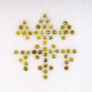 Natural fancy colored Round brilliant Cut Diamond